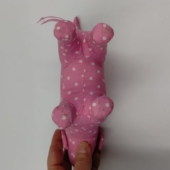 Victoria's Secret PINK Signature Plush Dogs VS stripe collector - Picture 6 of 7